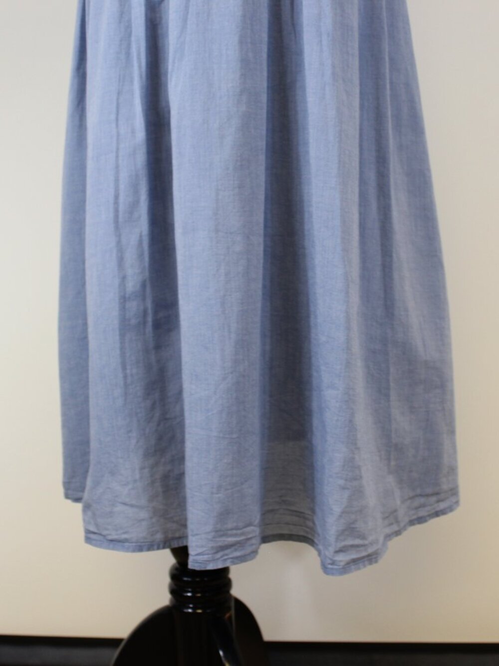 Who What Wear Chambray Shirt Dress M Blue Sleeveless Button Front - Picture 10 of 13